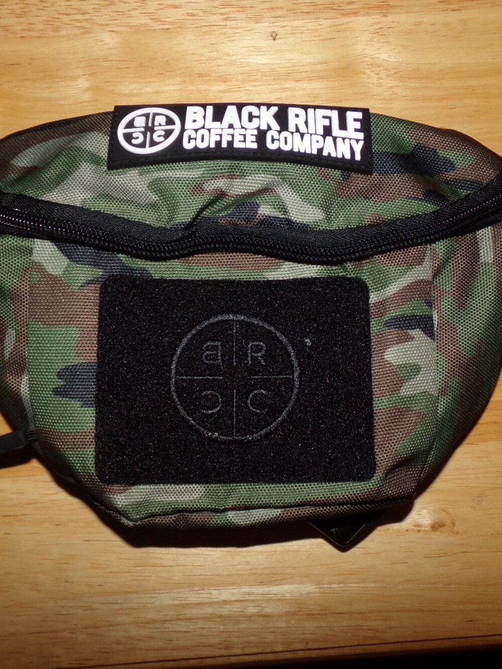 Black Rifle Coffee Company Dark Woodland Camo Fanny Pack BRCC